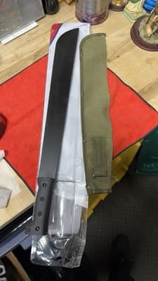 Coleman Machete with Sheath Fixed Blade Camping Tool New Open Box - Thumbnail 3