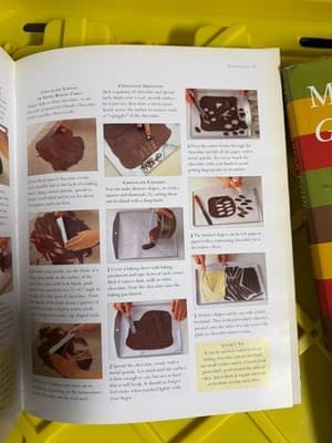 Cookbook Lot 3 Mediterranean Grilling Chocolate Rice & Risotto Hardcover - Thumbnail 9