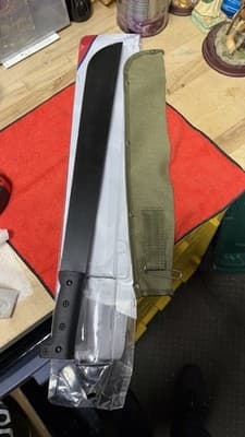 Coleman Machete with Sheath Fixed Blade Camping Tool New Open Box - Thumbnail 2