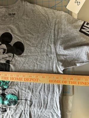 Neff Disney Mickey Mouse Graphic T-Shirt Gray Short Sleeve Men’s Medium - Thumbnail 6