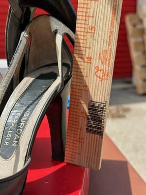 Charles Jourdan Heels 5.5 B Gray Leather Ankle Strap Pumps Made in Spain - Thumbnail 6