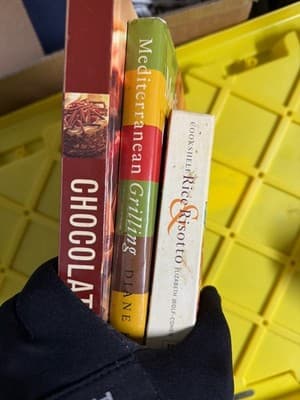 Cookbook Lot 3 Mediterranean Grilling Chocolate Rice & Risotto Hardcover - Thumbnail 19