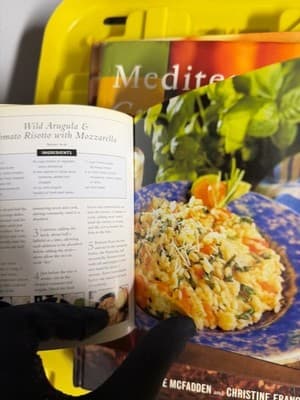 Cookbook Lot 3 Mediterranean Grilling Chocolate Rice & Risotto Hardcover - Thumbnail 18