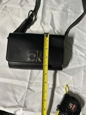 Calvin Klein Black Coated Leather - Thumbnail 5