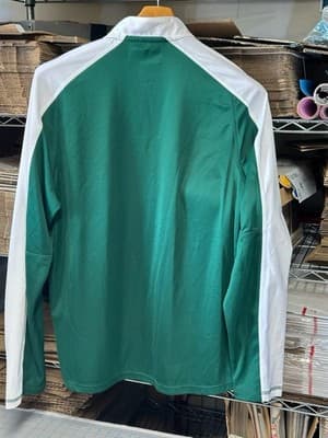 Adidas Climalite Green White 1/4 Zip Soccer Training Pullover Men’s Medium NWT - Thumbnail 10