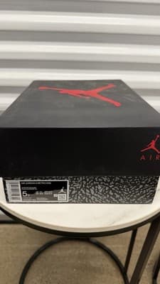 Air Jordan 3 Retro GS White Fire Red Black Size 5Y DM0967-160 - Thumbnail 9
