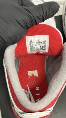 Air Jordan 3 Retro GS White Fire Red Black Size 5Y DM0967-160 - Thumbnail 4