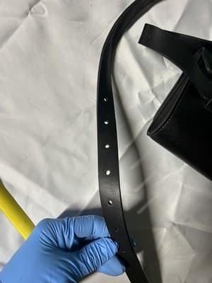 Calvin Klein Black Coated Leather - Thumbnail 3