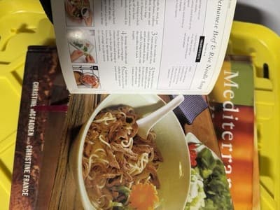 Cookbook Lot 3 Mediterranean Grilling Chocolate Rice & Risotto Hardcover - Thumbnail 17