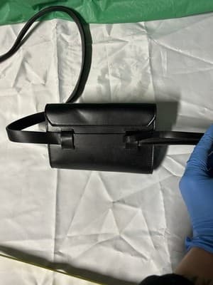 Calvin Klein Black Coated Leather - Thumbnail 2