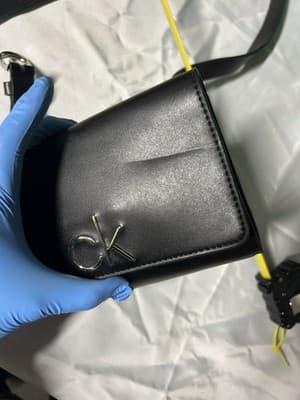 Calvin Klein Black Coated Leather - Thumbnail 6