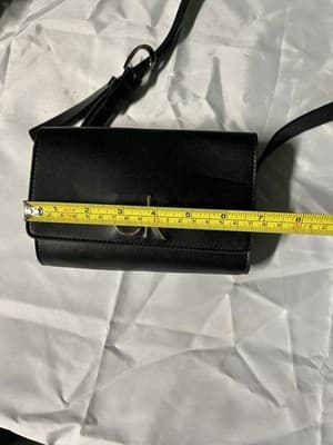 Calvin Klein Black Coated Leather - Thumbnail 4