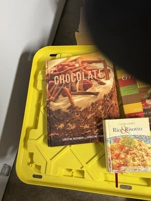 Cookbook Lot 3 Mediterranean Grilling Chocolate Rice & Risotto Hardcover - Thumbnail 3