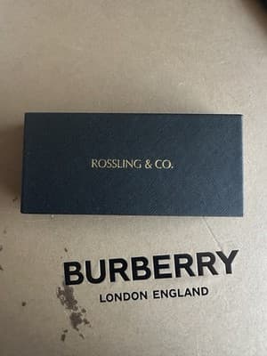 Rossling & Co. Swiss Quartz Watch Gold Mesh Black Dial Box Papers Needs Crown - Thumbnail 2