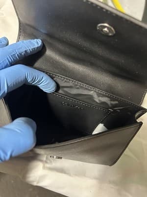 Calvin Klein Black Coated Leather - Thumbnail 7