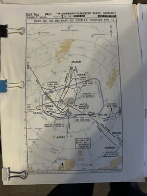 Jeppesen Aviation Charts Binder – Chicago, Frankfurt, Warsaw, 1980s-2018 - Thumbnail 3