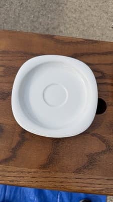 Rosenthal Studio-Linie Germany White Porcelain Saucer 5.5” - Thumbnail 2