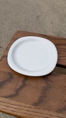 Rosenthal Studio Line Germany White Porcelain Bread Plate 6.5”