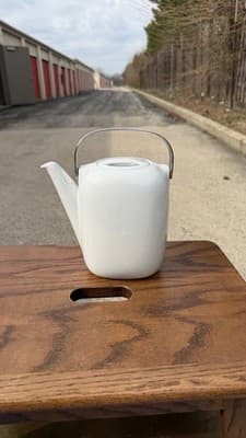 Rosenthal Studio Line 100 Jahre Germany White Porcelain Teapot