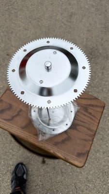 Metal Rotisserie/Skewer Rack Parts Set of 2 Round Gear Plates - Thumbnail 11