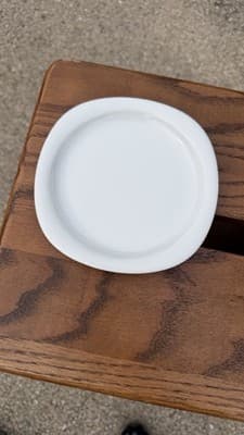 Rosenthal Studio Line Germany White Porcelain Bread Plate 6.5” - Thumbnail 2