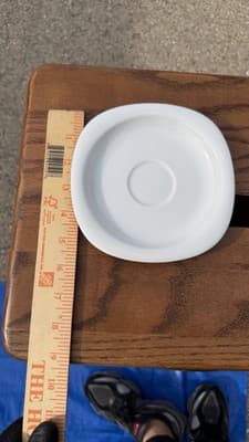 Rosenthal Studio-Linie Germany White Porcelain Saucer 5.5” - Thumbnail 4