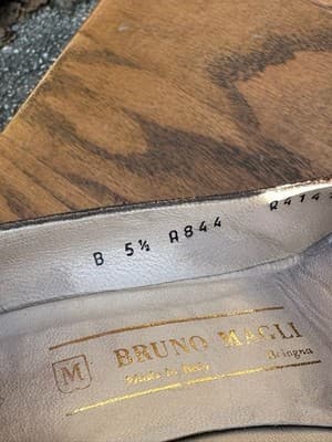 Bruno Magli Brown Croc Leather Heels 5.5B Italy Vintage - Thumbnail 13