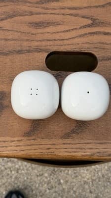 Rosenthal Germany White Porcelain Salt & Pepper Shakers Set - Thumbnail 2