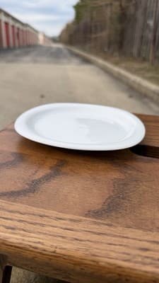 Rosenthal Studio Line Germany White Porcelain Bread Plate 6.5” - Thumbnail 3