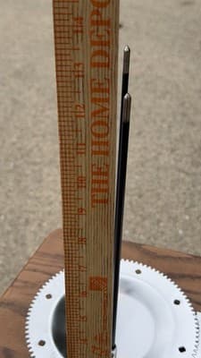 Metal Rotisserie/Skewer Rack Parts Set of 2 Round Gear Plates - Thumbnail 4