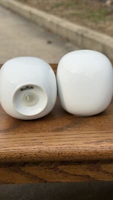 Rosenthal Germany White Porcelain Salt & Pepper Shakers Set - Thumbnail 7