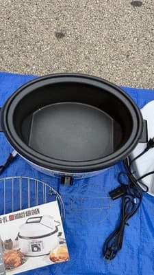 Nesco 6 Qt Roast-Air Oven Convection Roaster White Complete - Thumbnail 2