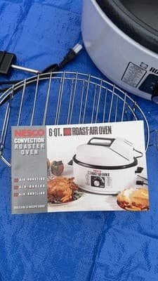 Nesco 6 Qt Roast-Air Oven Convection Roaster White Complete - Thumbnail 3