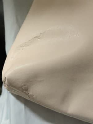 DKNY Beige Tote Bag Embossed Logo Large Shopper Handbag - Thumbnail 6