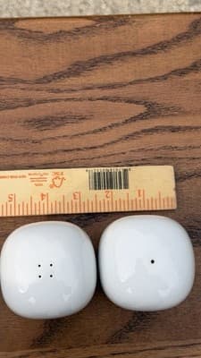 Rosenthal Germany White Porcelain Salt & Pepper Shakers Set - Thumbnail 3