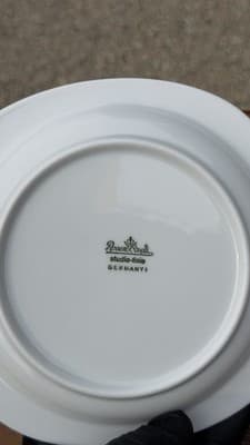 Rosenthal Studio Line Germany White Porcelain Bread Plate 6.5” - Thumbnail 5