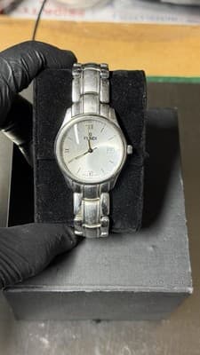 Fendi Swiss Made Stainless Steel Watch 38mm Date Silver Dial