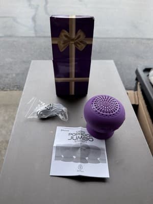 Lyrix PopRock Jumbo Bluetooth Speaker Purple Portable Mini Stereo New