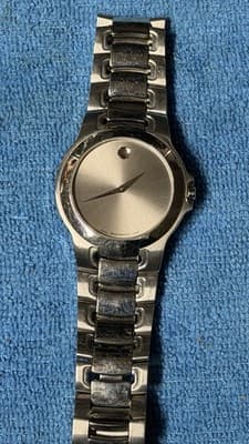 Movado Museum Stainless Steel Watch – For Parts / Repair