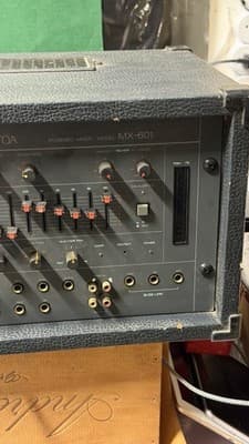 TOA MX-601 Powered Mixer Amplifier 6-Channel PA | Powers On | See Details - Thumbnail 6