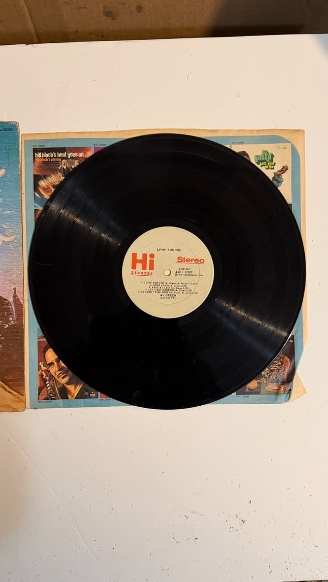 Al Green – Livin’ for You (1973, Hi Records, LP Album, Stereo) - Thumbnail 3