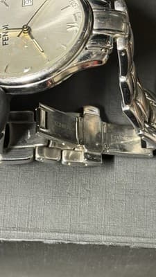 Fendi Swiss Made Stainless Steel Watch 38mm Date Silver Dial - Thumbnail 15