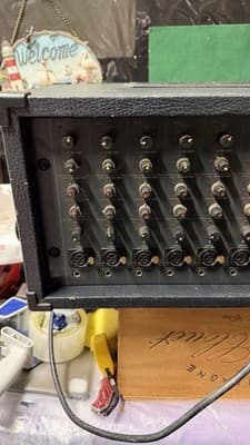 TOA MX-601 Powered Mixer Amplifier 6-Channel PA | Powers On | See Details - Thumbnail 2