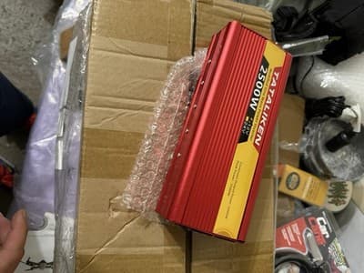 Tataliken 2500W Power Inverter 12V DC to 110V AC Dual Outlet Car Converter - Thumbnail 5