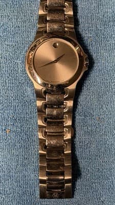 Movado Museum Stainless Steel Watch – For Parts / Repair - Thumbnail 9
