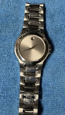 Movado Museum Stainless Steel Watch – For Parts / Repair - Thumbnail 4