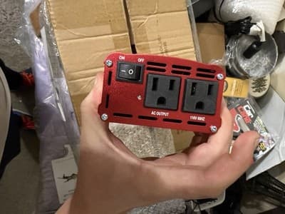 Tataliken 2500W Power Inverter 12V DC to 110V AC Dual Outlet Car Converter - Thumbnail 4