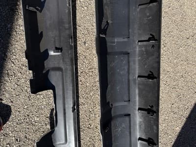 OEM Toyota Highlander Rear Bumper Cover Trim Set 2014–2019 Silver - Thumbnail 8