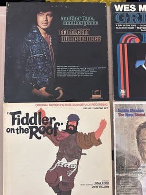 Lot of 6 Vintage Vinyl LP Records Jazz Pop Soundtrack Musical Vocal Albums - Thumbnail 5