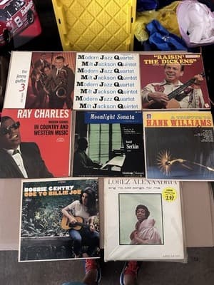 Lot of 8 Vintage Vinyl LP Records Jazz Country Soul Classical Blues Vocal